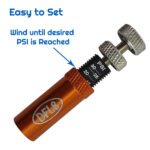 DFL8 Automatic Tyre Deflators 5-30PSI Orange Set of 4 - Image 5