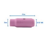 TIG Ceramic Cup / Nozzle #6 - 5 Each - WP-17 / 18 / 26 - Image 4