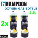 Bromic 2.2L Disposable Oxygen Gas Bottle 12mm Thread x2 - Image 5