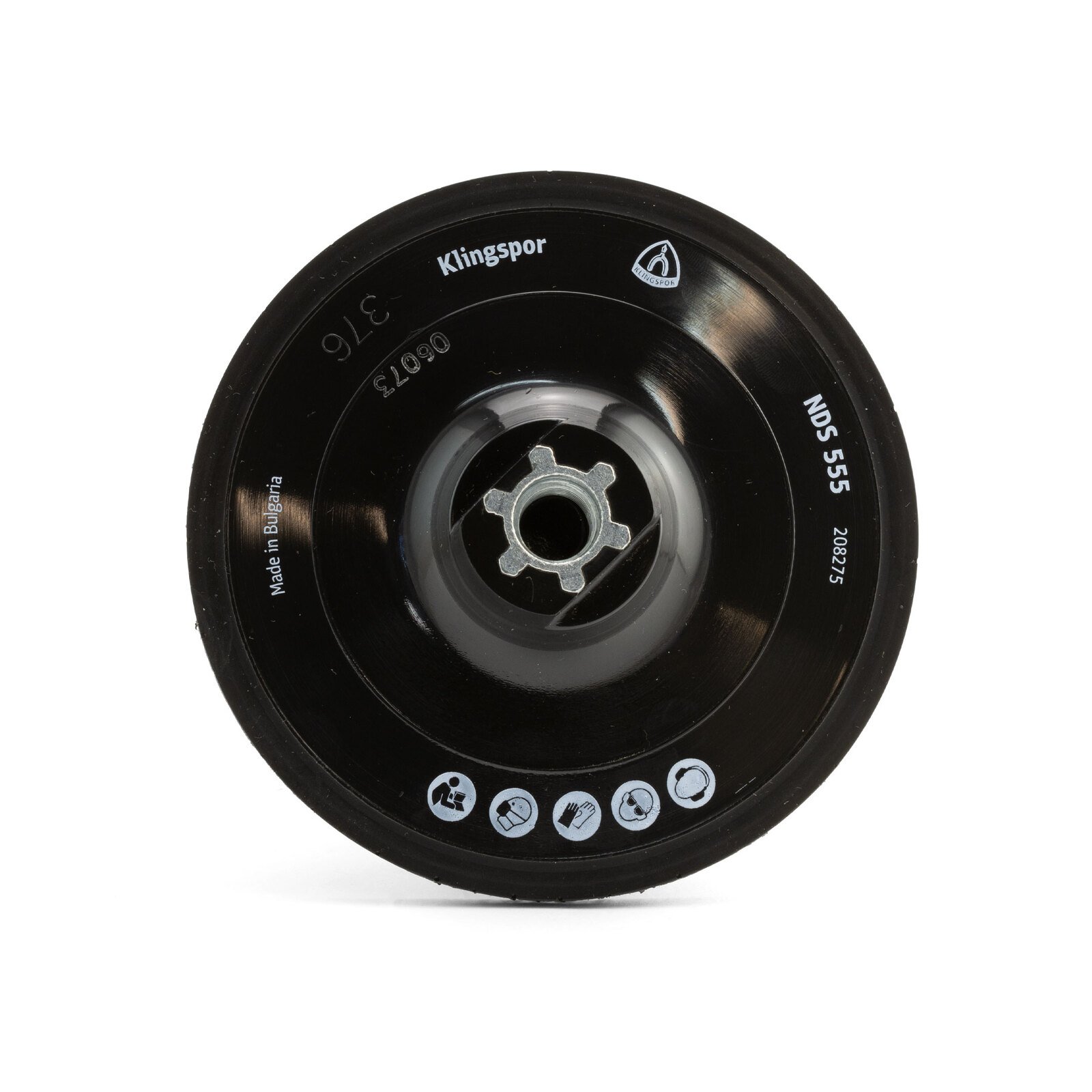 208275 Klingspor NDS 555 Backing Pad Disc Multihole Medium 125mm - 1 Each - Image 1