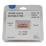 Plasma Cutter 40A Tip / Nozzle to Suit Hypertherm Powermax 45 - 10 Pack - Image 3