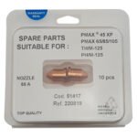Plasma Cutter 65A Tip for Hypertherm Powermax 45XP/65/85/105 10 Pack - Image 2