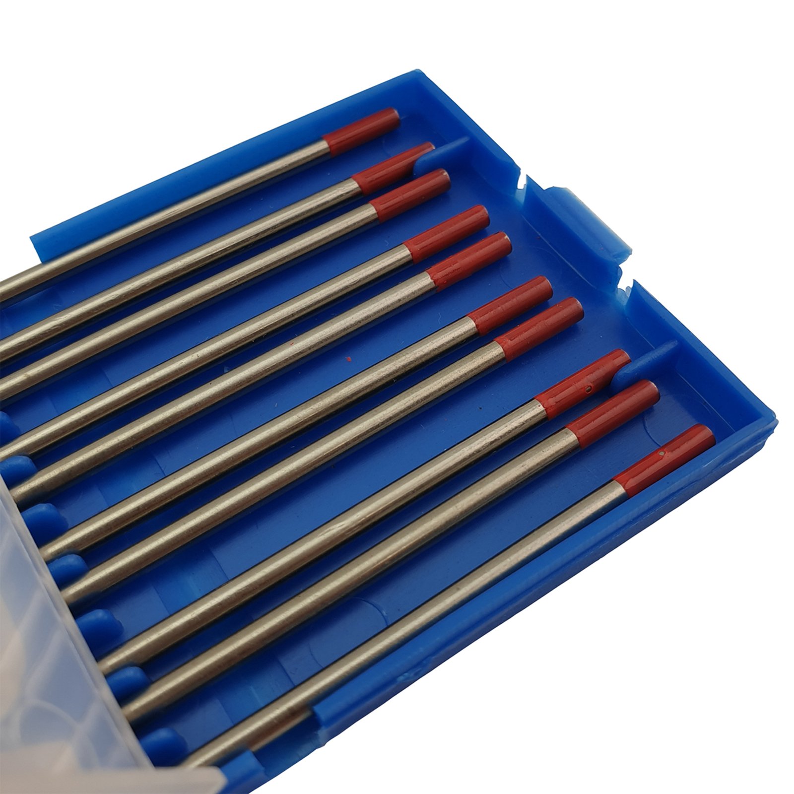 2.4mm 2% Thoriated TIG Tungsten Electrodes 10 Each - Red Tip