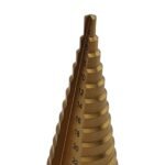Bordo 4-30mm HSS Spiral Flute TiN Coated Step Drill - Image 5