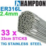 400g 2.4mm ER316L Stainless Steel TIG Filler Wire Rods