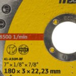 Klingspor Inox A24R 180x3x22.23mm Cutting Disc 25pk - Image 5