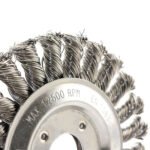 Klingspor 125mm Twist Knot Steel Wheel Brush 14mmx22.23mm - Image 4