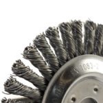 Klingspor 125mm x6mm x22.23mm Mild Steel Pipeline Wheel Brush 5pk - Image 4