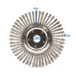 Klingspor BRP 600 Z 178mm 7" Knotted Steel Pipeline Brush - Image 6