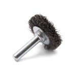 10x Klingspor BRS 600 W Wheel Brush Crimped Wire Steel Shaft - Image 3