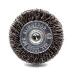 10x Klingspor BRS 600 W Wheel Brush Crimped Wire Steel Shaft - Image 5