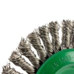 Klingspor 125mm x 6mm x 22.23mm Pipeline Stainless Steel Wheel Brush