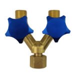 R121 Twin Pack Y Piece Valve Splitter Argon/Oxygen/Fuel Hose