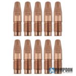10 Pack of 0.8mm Fronius Style MIG Contact Tips - M10 x 10 x 0.8mm - Image 6