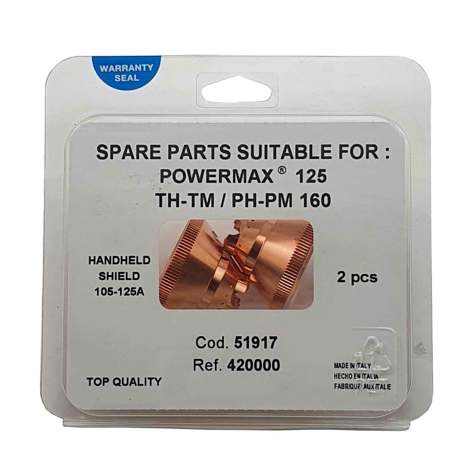 Plasma Cutter 125A Hand Shield for Hypertherm Powermax 125 2 Pack