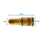 Bernard MIG Gas Diffuser 4235 200-300A Long Tips Torch Head - Image 2