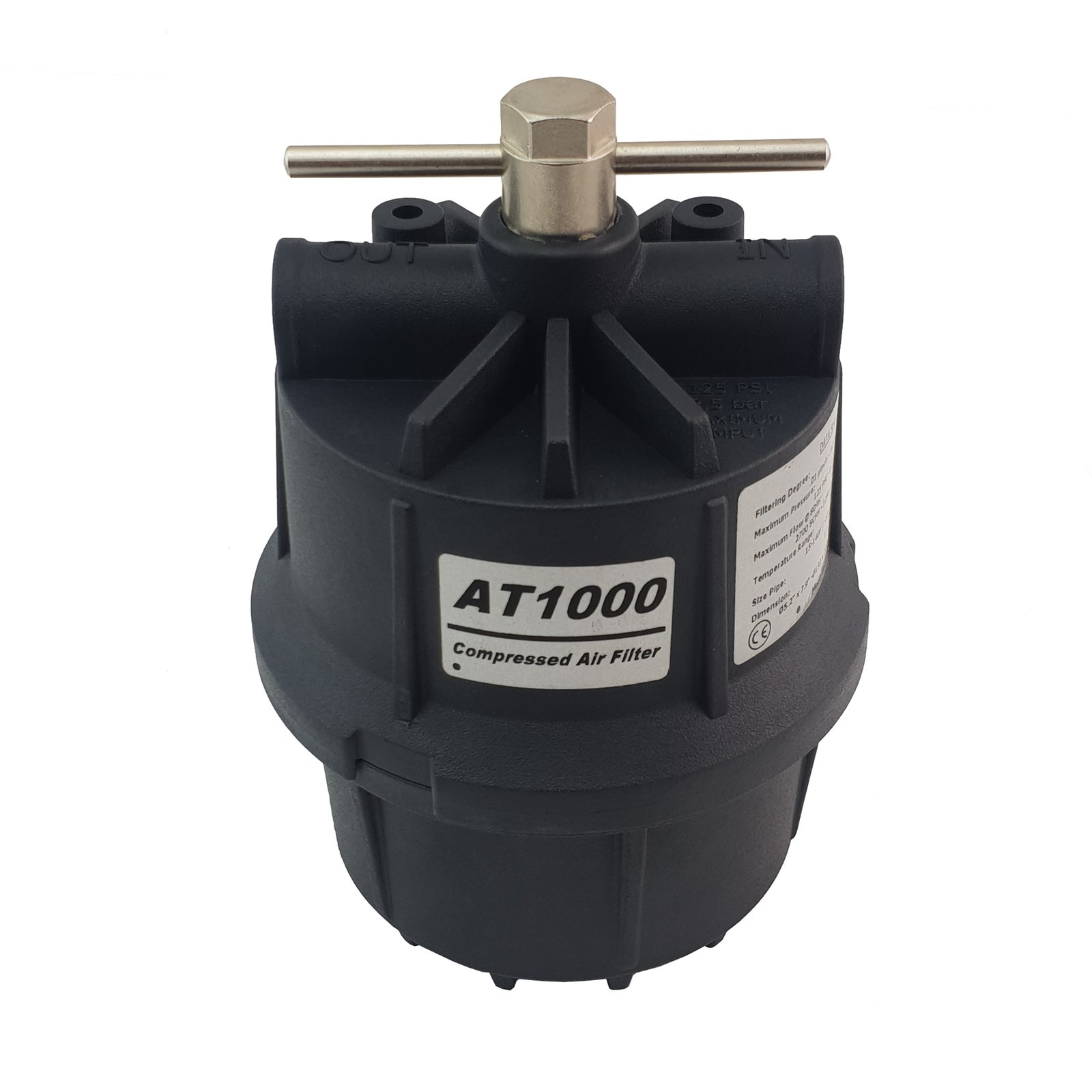 AT1000 Compressed Air Line Cartridge Filter for Plasma Cutter - Sand Blaster - Spray Paint