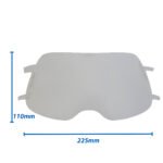 3M Speedglas 9100 FX / FX Air / MP Air - Clear Grinding Visor Lens - 5 Pack