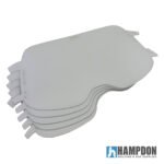 3M Speedglas 9100 FX / FX Air / MP Air - Clear Grinding Visor Lens - 5 Pack - Image 5