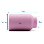 TIG Ceramic Cup / Nozzle #8 GAS LENS - 10 Each - WP-17 /18 / 26 - Image 6