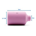 TIG Ceramic Cup / Nozzle #4 GAS LENS - 40 Each - WP-17 /18 / 26 - Image 6