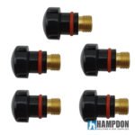 5x WP17 18 26 Short TIG Torch Back Cap 57Y04 - Image 5