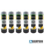 6x Disposable Gas Bottle - Argon / Co2 - 2.2 Litre - Image 6
