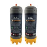 Disposable PURE CO2 Gas Bottle 2.2L 2-Pack Combo Kit - Image 3
