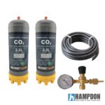 Disposable PURE CO2 Gas Bottle 2.2L 2-Pack Combo Kit - Image 6