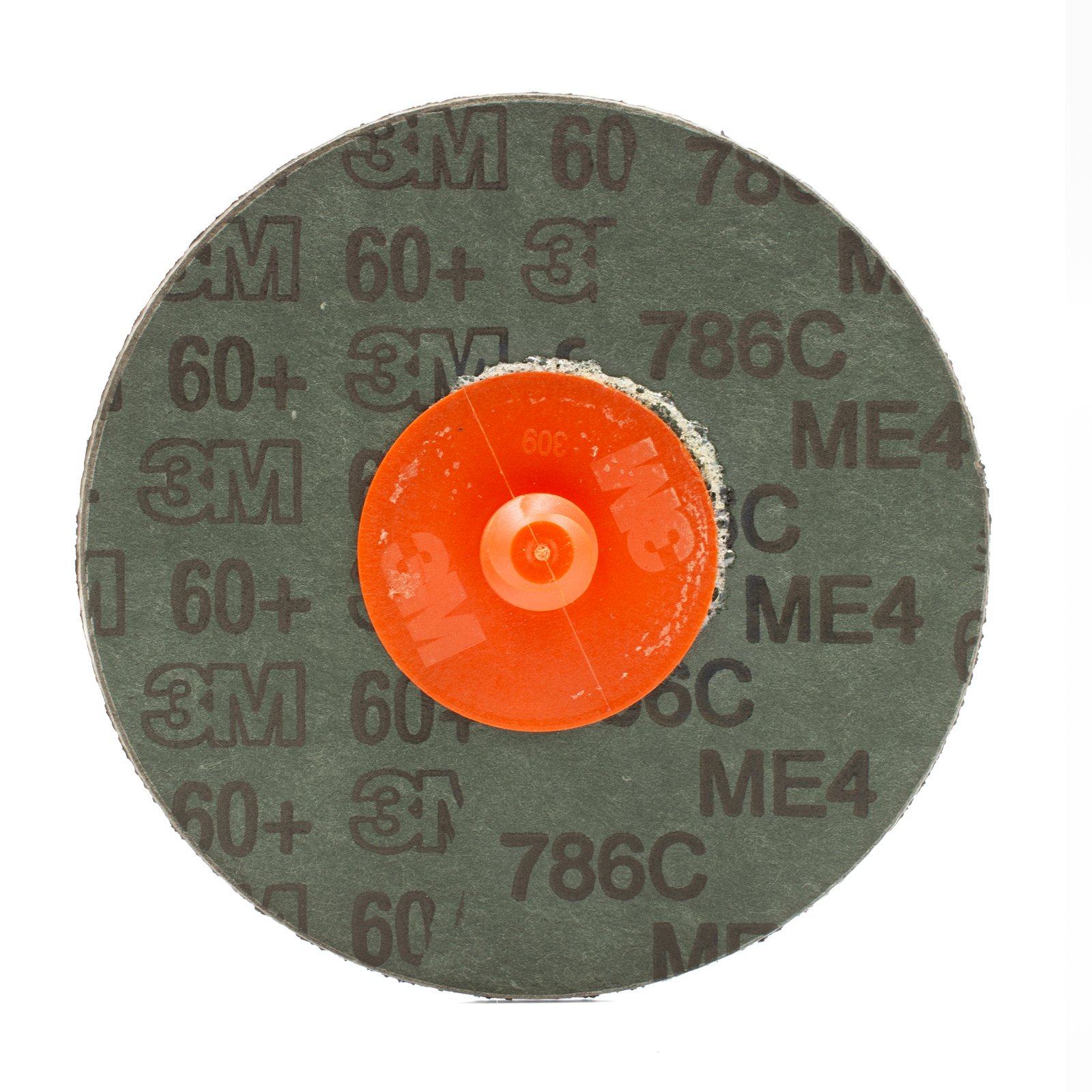 60455082119_15 3M Cubitron 2 II 60 Grit 75mm Roloc Fibre Disc 786C 33391 - 15 Each - Image 1
