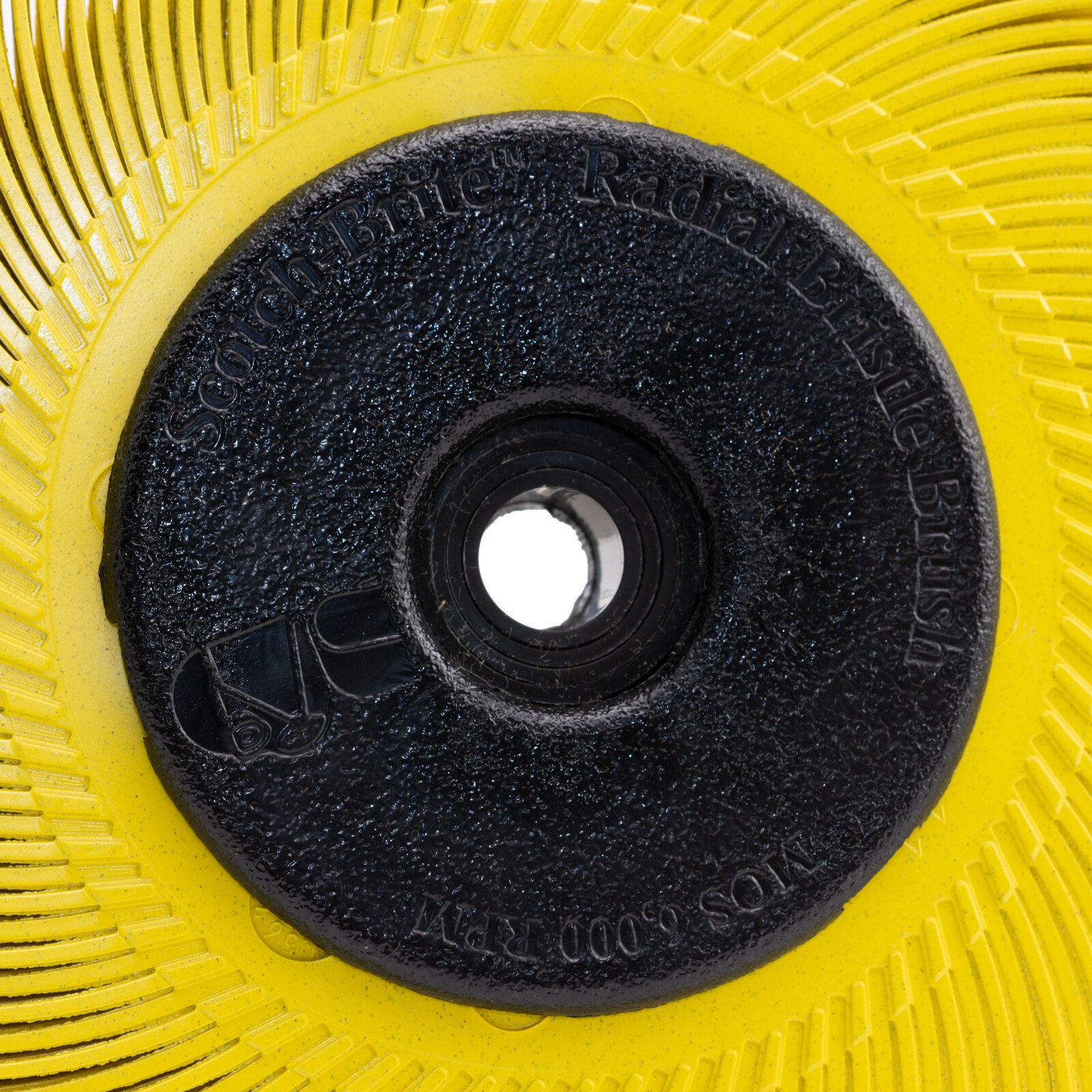 3M 61500187770 150mm x 12mm Scotch-Brite 80 Grit Curved Radial Bristle Brush