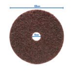 3M Scotch-Brite Maroon Medium Surface Conditioning Disc - 100mm x 16mm - 50 Each - Image 6