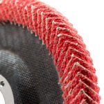 COBRA Curved Flap Disc Pollifan Ceramic 40 Grit Steel/Inox 2pk - Image 5