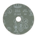 Klingspor CS 565 4" 100mm Zirconia Alumina Fibre Disc Pad 60 Grit - 100 Each - Image 5