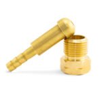 Bossweld 5/8" UNF LF Gas Nut & Hose Tail Kit - Image 2