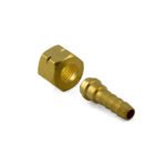 5/8 UNF Left Hand Brass Barb Fitting 5mm Hose LPG Acetylene Regulators - Image 2