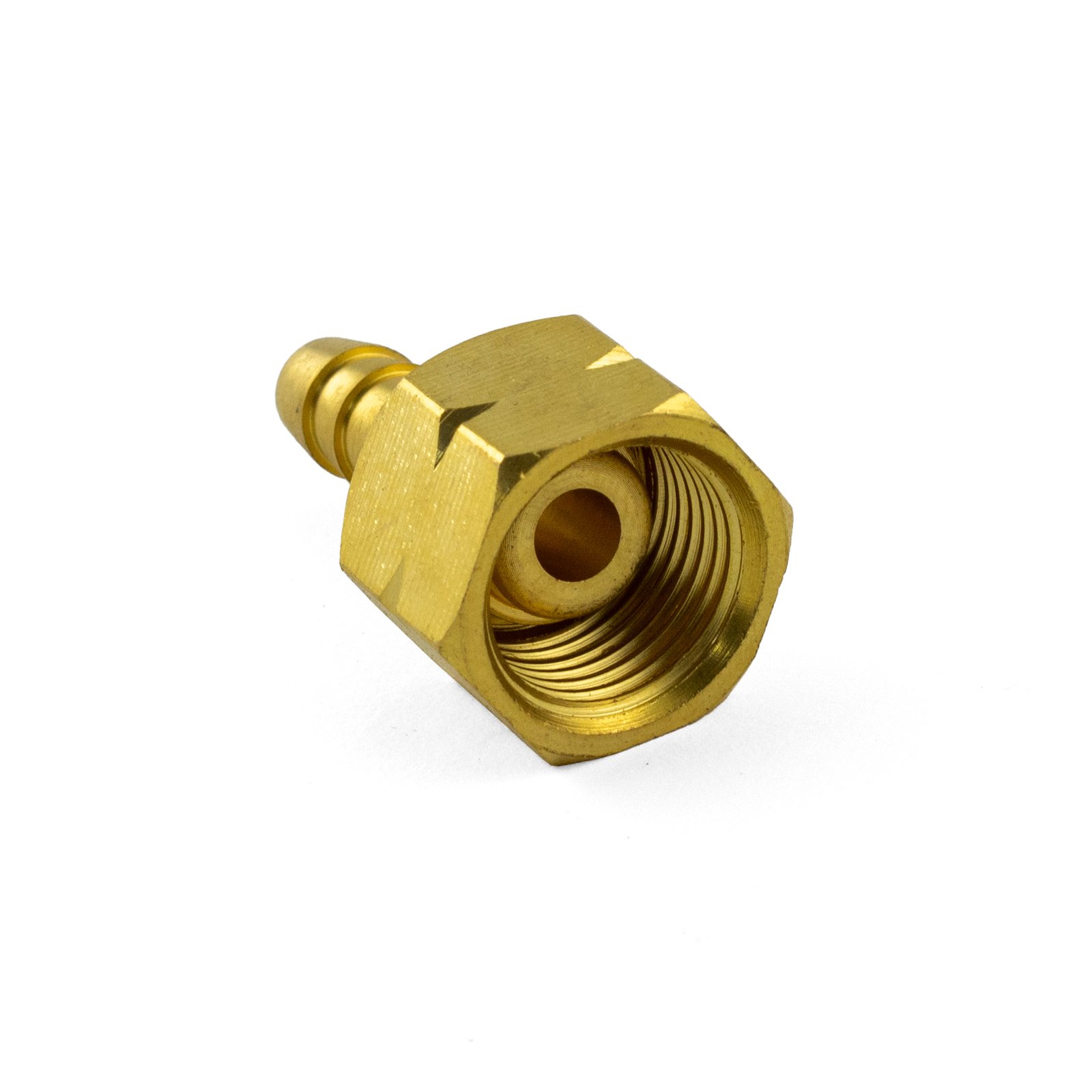 10x 5/8 UNF Left Hand Regulator Brass Barb Fitting for 5mm Hose