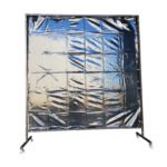 1.8x1.8m Green Welding Curtain Frame Combo Heavy Duty