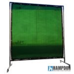 1.8x1.8m Green Welding Curtain Frame Combo Heavy Duty - Image 4