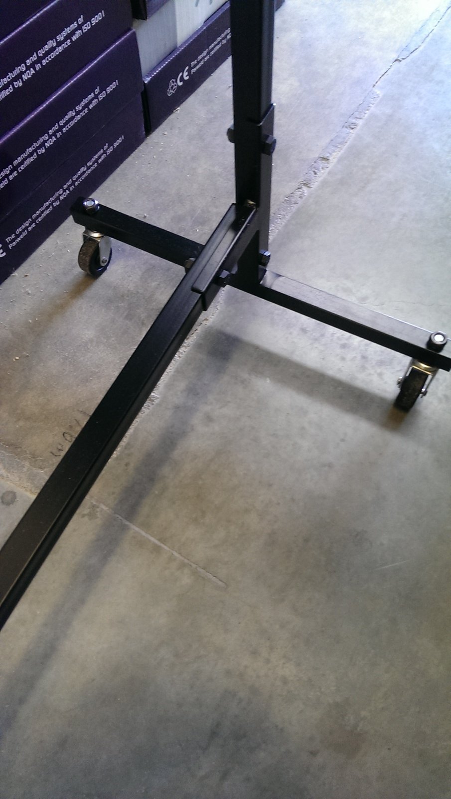 1.8x2.7m Welding Curtain Frame on Wheels