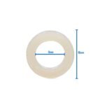 5 x CO2 Regulator White O Ring Seal - Image 6
