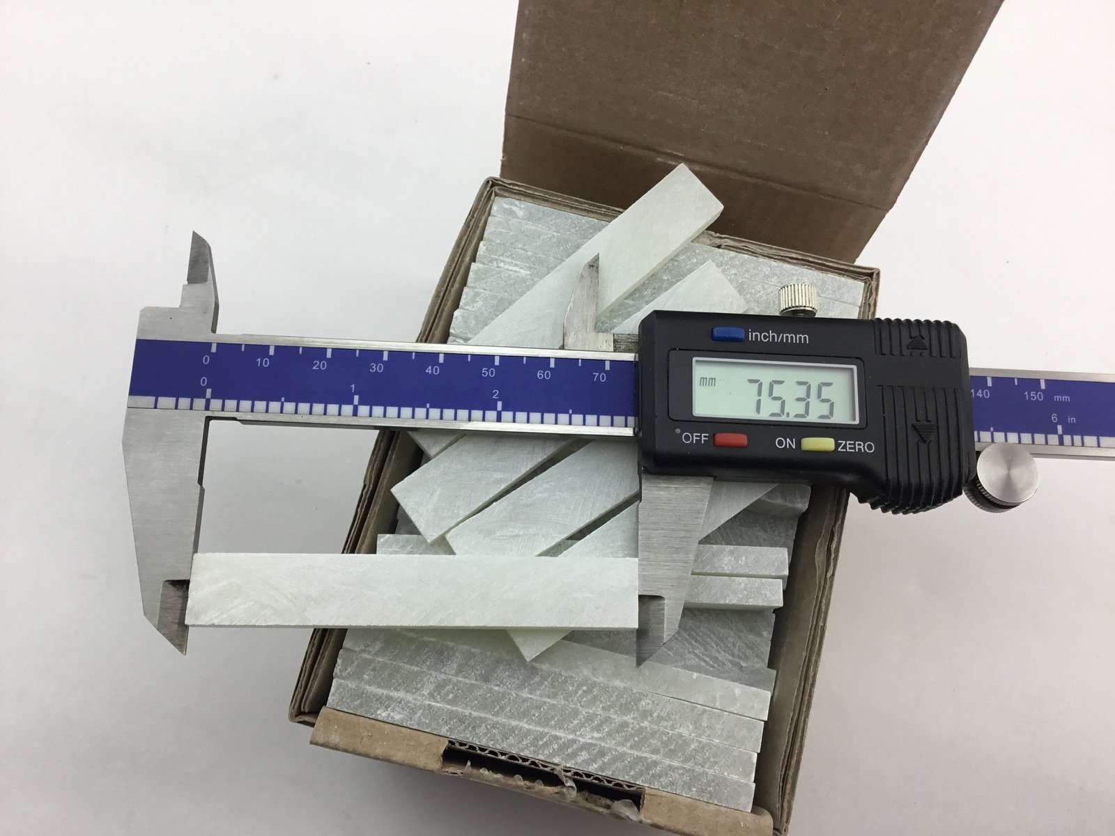 Engineers chalk 75mm x 10mm x 5mm - 100 Pack - French chalk - Soapstone