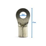 2 x 50mm2 Crimp Welding Cable Lug - 12mm Hole - Image 4