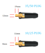 2 Dinse Female Welding Socket 50-70mm2 300-400A