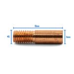 Binzel Style MIG Contact Tips - 0.9mm - 25 pack - M5 x 5mm x 0.9mm - MIGMATE