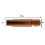 Binzel MIG Contact Tips 1.2mm ALUMINIUM M6 10 Pack - Image 3