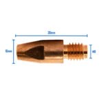 Binzel M8x10mm 1.4mm MIG Contact Tips 5PK - Image 4