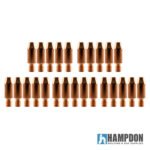 Binzel Style MIG Contact Tips ALUMINIUM 1.6mm M6x8mm 25pk - Image 5