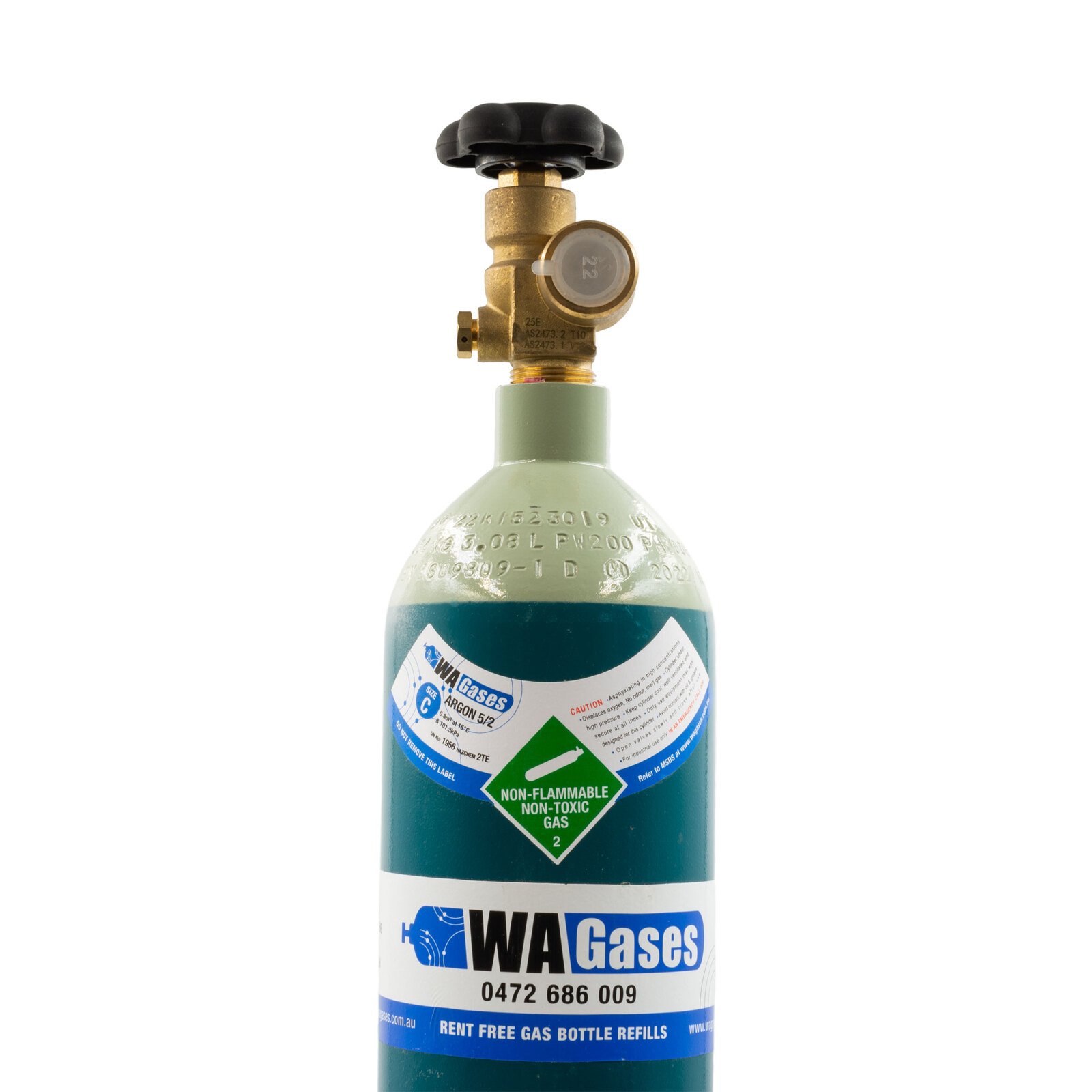 Argon / Co2 C Size Welding Gas bottle - No Rent