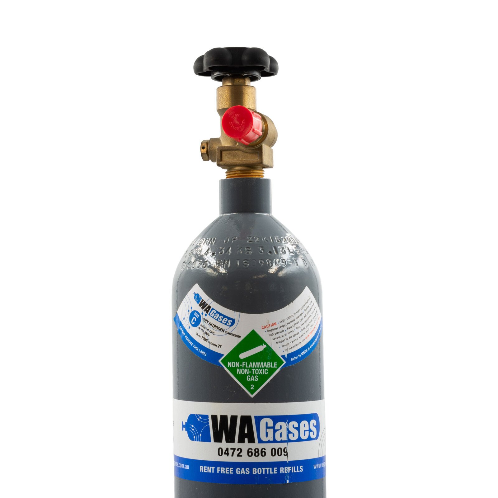 Nitrogen C Size Gas Bottle - No Rent High Purity